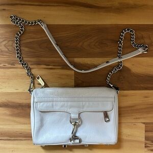 Pale lavender Rebecca Minkoff mini mac